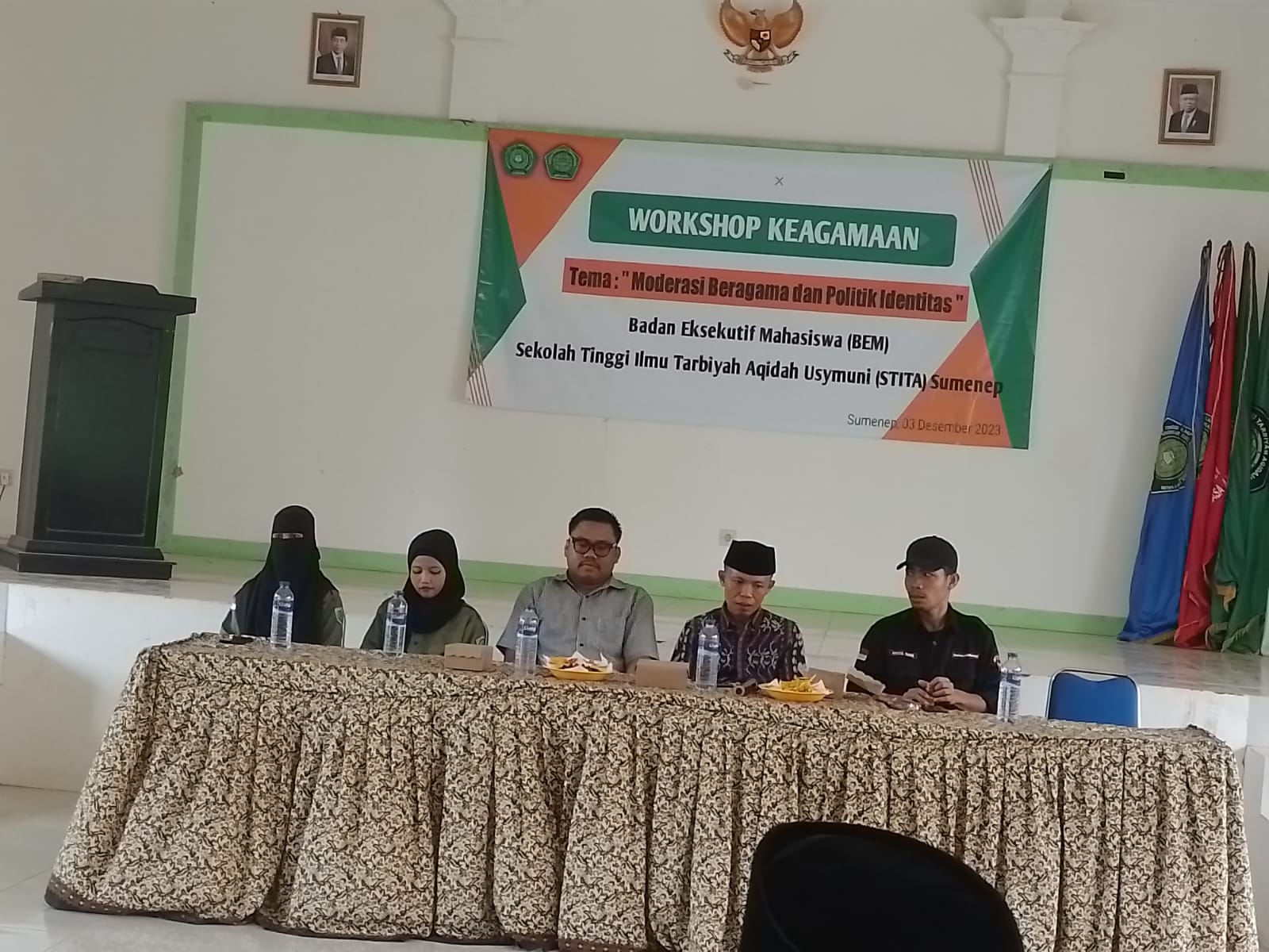 Workshop Moderasi Beragama dan Politik Identitas di STIT Aqidah Usymuni Sumenep