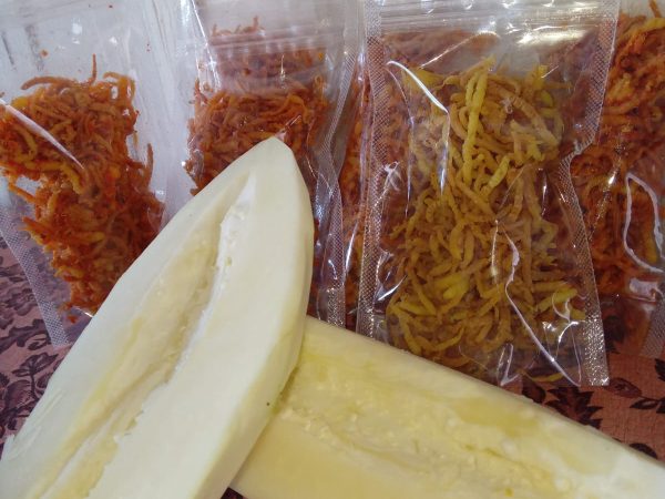 CRISPY ABON PEPAYA : IDE PRODUK DARI KPM STITA POSKO I DESA JADUNG UNTUK PKK DESA JADUNG